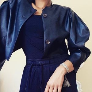 Spring/winter leather jacket